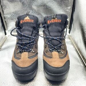Everest Hiking Snow Ankle Boots Mens Size 11 Brown Lace Up Outdoor Trekking Gorp